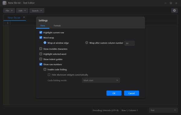 Text Editor - ASUSTOR NAS