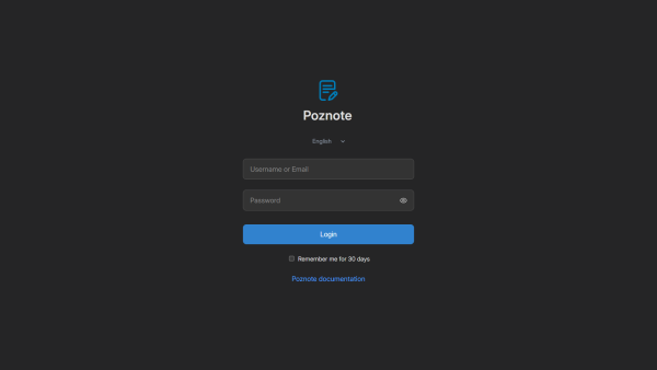 Poznote asustor NAS App