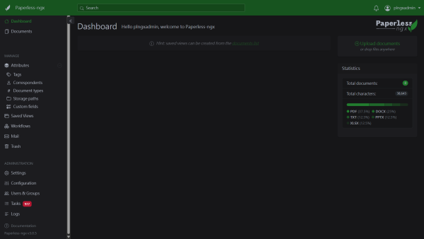 Paperless-ngx MariaDB asustor NAS App