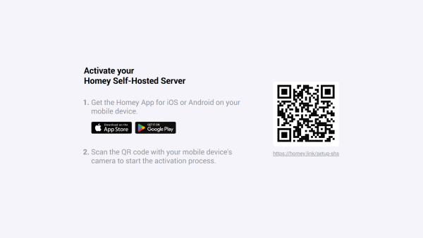 Homey Self-Hosted Server asustor NAS App